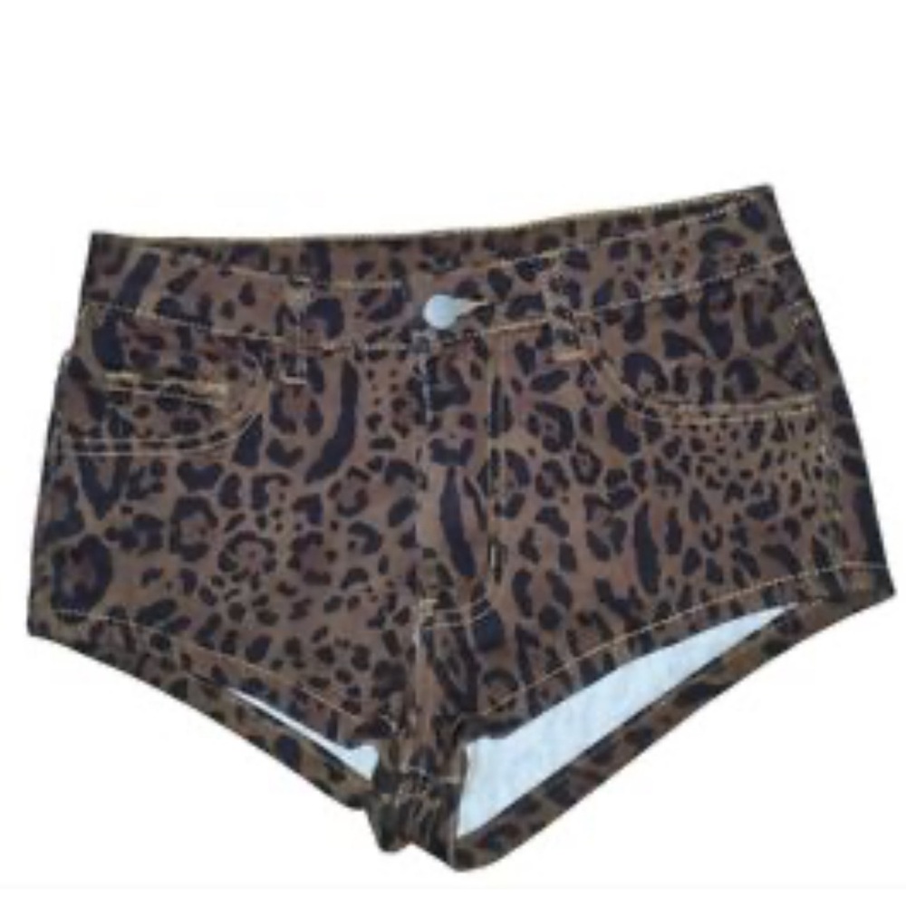 Leopard Print Women's Shorts